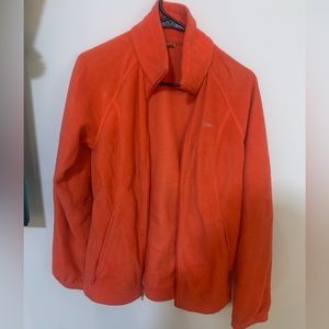 Women’s Columbia Fleece coral winter jacket medium